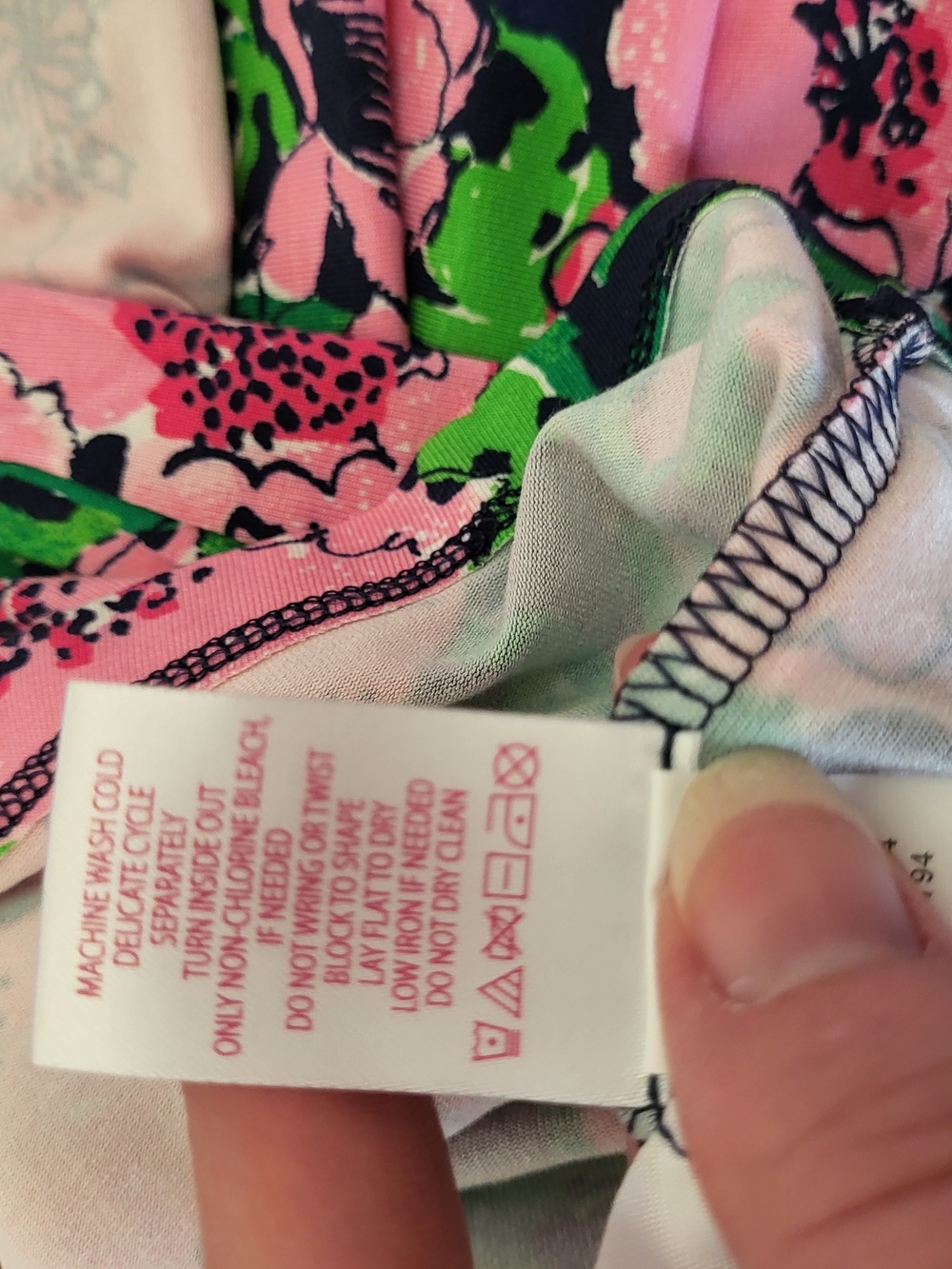 Lilly Pulitzer Wisteria - Pink Floral Maxi Dress with Green Leaves - Picture 9 of 10